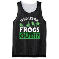 Who Let The Frogs Out Mesh Reversible Basketball Jersey Tank