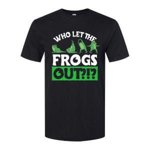 Who Let The Frogs Out Softstyle CVC T-Shirt