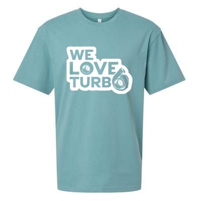 We Love Turbo Car Lover Sueded Cloud Jersey T-Shirt