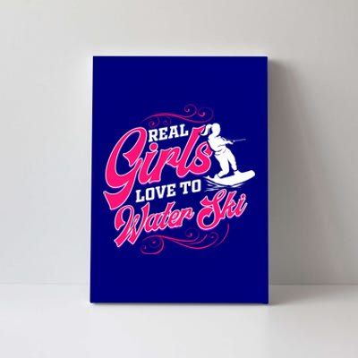 Waterski Love To Water Ski Waterskiing Meaningful Gift Canvas