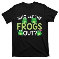 Who Let The Frogs Out Funny Frog Lovers MM T-Shirt