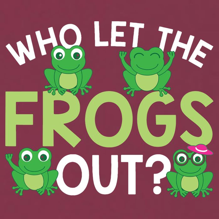Who Let The Frogs Out Funny Frog Lovers MM 16oz Travel Tumbler