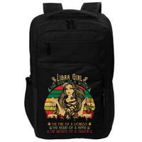 Womens Libra The Soul Of A Witch Fire Of A Lioness Impact Tech Backpack