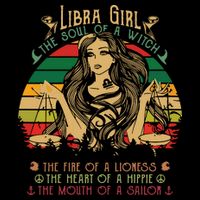 Womens Libra The Soul Of A Witch Fire Of A Lioness Impact Tech Backpack