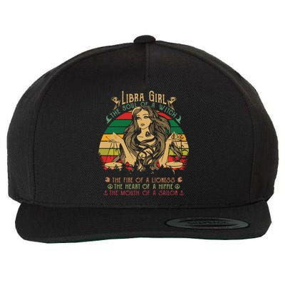 Womens Libra The Soul Of A Witch Fire Of A Lioness Wool Snapback Cap