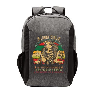 Womens Libra The Soul Of A Witch Fire Of A Lioness Vector Backpack
