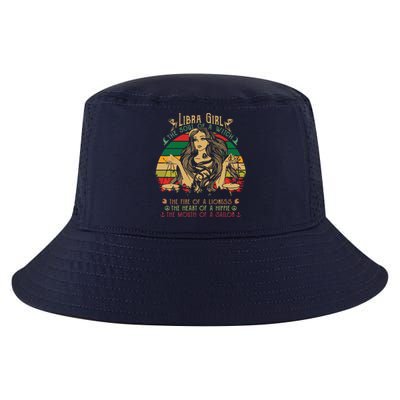 Womens Libra The Soul Of A Witch Fire Of A Lioness Cool Comfort Performance Bucket Hat