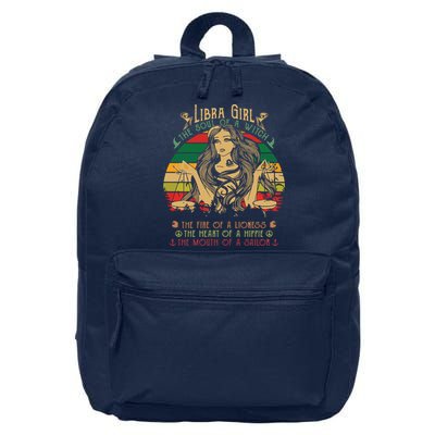 Womens Libra The Soul Of A Witch Fire Of A Lioness 16 in Basic Backpack