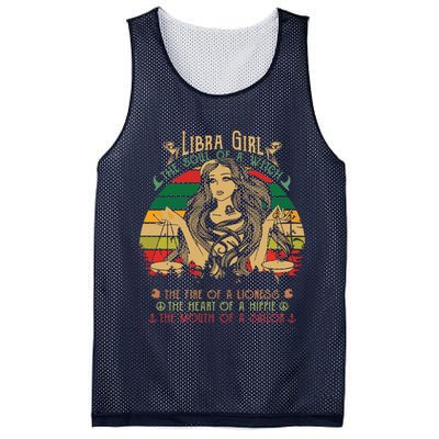 Womens Libra The Soul Of A Witch Fire Of A Lioness Mesh Reversible Basketball Jersey Tank