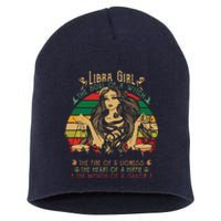 Womens Libra The Soul Of A Witch Fire Of A Lioness Short Acrylic Beanie