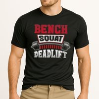 Weight Lifting Training Powerlifting Bench Squat Deadlift Cooling Performance Crew T-Shirt