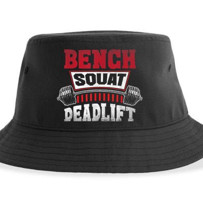 Weight Lifting Training Powerlifting Bench Squat Deadlift Sustainable Bucket Hat