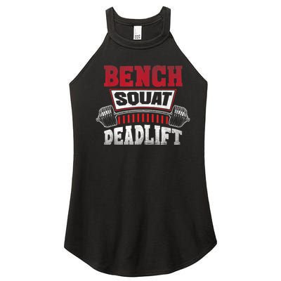 Weight Lifting Training Powerlifting Bench Squat Deadlift Women's Perfect Tri Rocker Tank