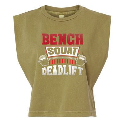 Weight Lifting Training Powerlifting Bench Squat Deadlift Garment-Dyed Women's Muscle Tee