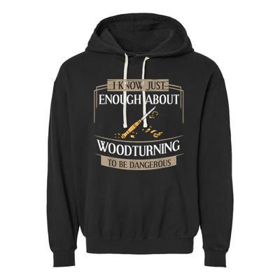 Woodturner Lathe Tools Project Woodturning Garment-Dyed Fleece Hoodie