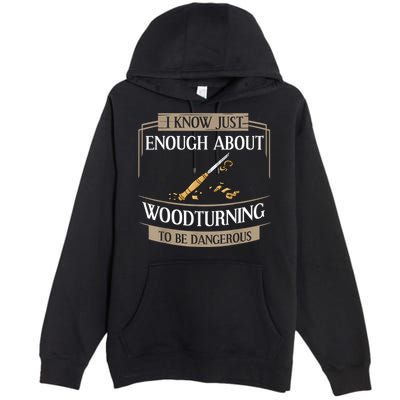 Woodturner Lathe Tools Project Woodturning Premium Pullover Hoodie