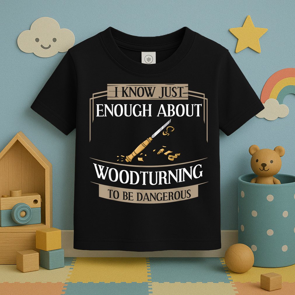 Woodturner Lathe Tools Project Woodturning Toddler T-Shirt
