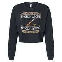 Woodturner Lathe Tools Project Woodturning Cropped Pullover Crew
