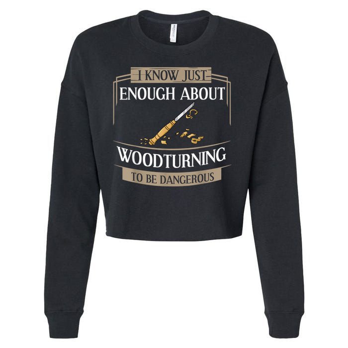 Woodturner Lathe Tools Project Woodturning Cropped Pullover Crew