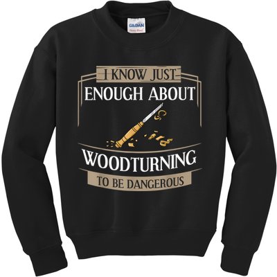 Woodturner Lathe Tools Project Woodturning Kids Sweatshirt