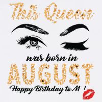 Womens Leopard This Queen Was Born In August Kids T-Shirt