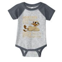 Whatever Life Throws at You, Duck and Let It Hit Someone Else Infant Baby Jersey Bodysuit