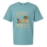 Whatever Life Throws at You, Duck and Let It Hit Someone Else Sueded Cloud Jersey T-Shirt