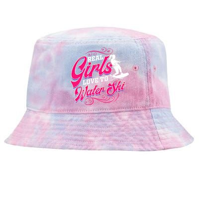 Waterski Love To Water Ski Waterskiing Gift Tie-Dyed Bucket Hat