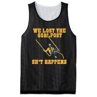 We Lost The Goalpost Shit Happens Mesh Reversible Basketball Jersey Tank