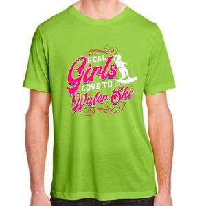 Waterski Love To Water Ski Waterskiing Gift Adult ChromaSoft Performance T-Shirt