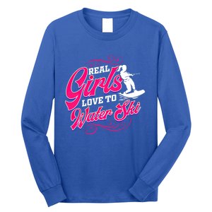 Waterski Love To Water Ski Waterskiing Gift Long Sleeve Shirt