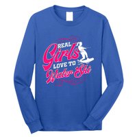 Waterski Love To Water Ski Waterskiing Gift Long Sleeve Shirt