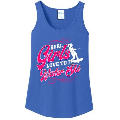 Waterski Love To Water Ski Waterskiing Gift Ladies Essential Tank