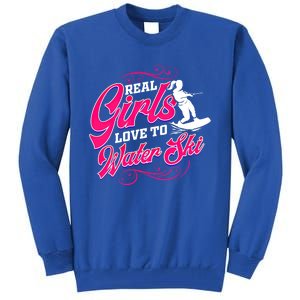 Waterski Love To Water Ski Waterskiing Gift Tall Sweatshirt