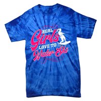 Waterski Love To Water Ski Waterskiing Gift Tie-Dye T-Shirt