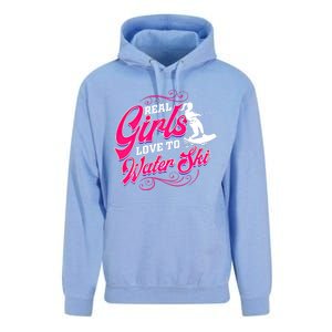 Waterski Love To Water Ski Waterskiing Gift Unisex Surf Hoodie