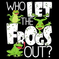 Who Let The Frogs Out Funny Amphibian Lover Frog Owner 16 in Basic Backpack