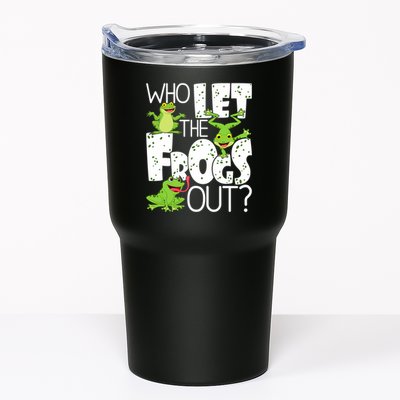 Who Let The Frogs Out Funny Amphibian Lover Frog Owner Tumbler