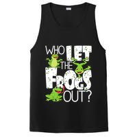Who Let The Frogs Out Funny Amphibian Lover Frog Owner PosiCharge Competitor Tank