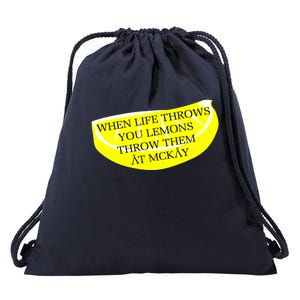 When Life Throws You Lemons Drawstring Bag