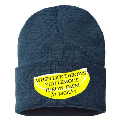 When Life Throws You Lemons Sustainable Knit Beanie