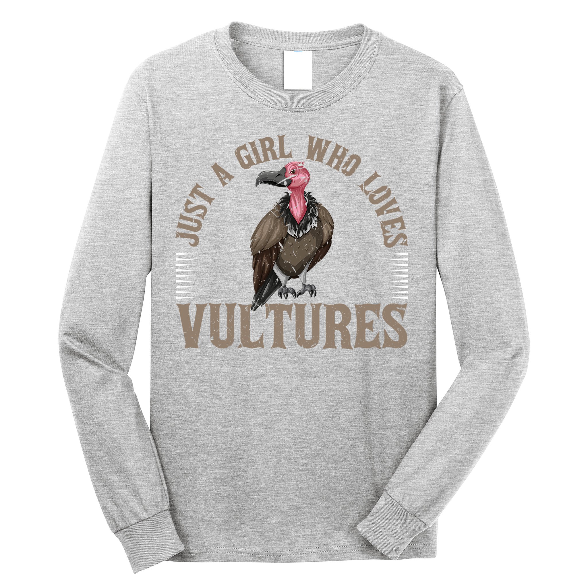 Who Loves Vultures Carrion Scavenger Bird Long Sleeve Shirt