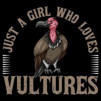 Who Loves Vultures Carrion Scavenger Bird Button