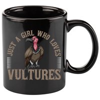 Who Loves Vultures Carrion Scavenger Bird 11oz C Handle Ceramic Mug