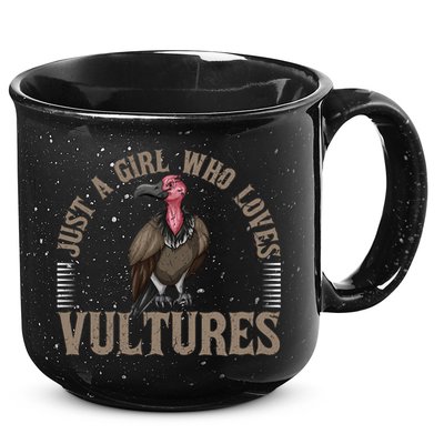 Who Loves Vultures Carrion Scavenger Bird 15oz Campfire Ceramic Mug