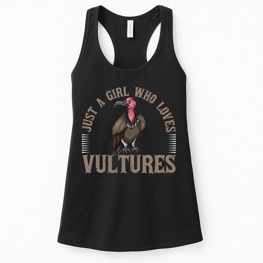 Who Loves Vultures Carrion Scavenger Bird Womens Tank Top