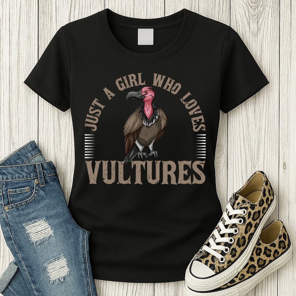 Who Loves Vultures Carrion Scavenger Bird Womens T-Shirt