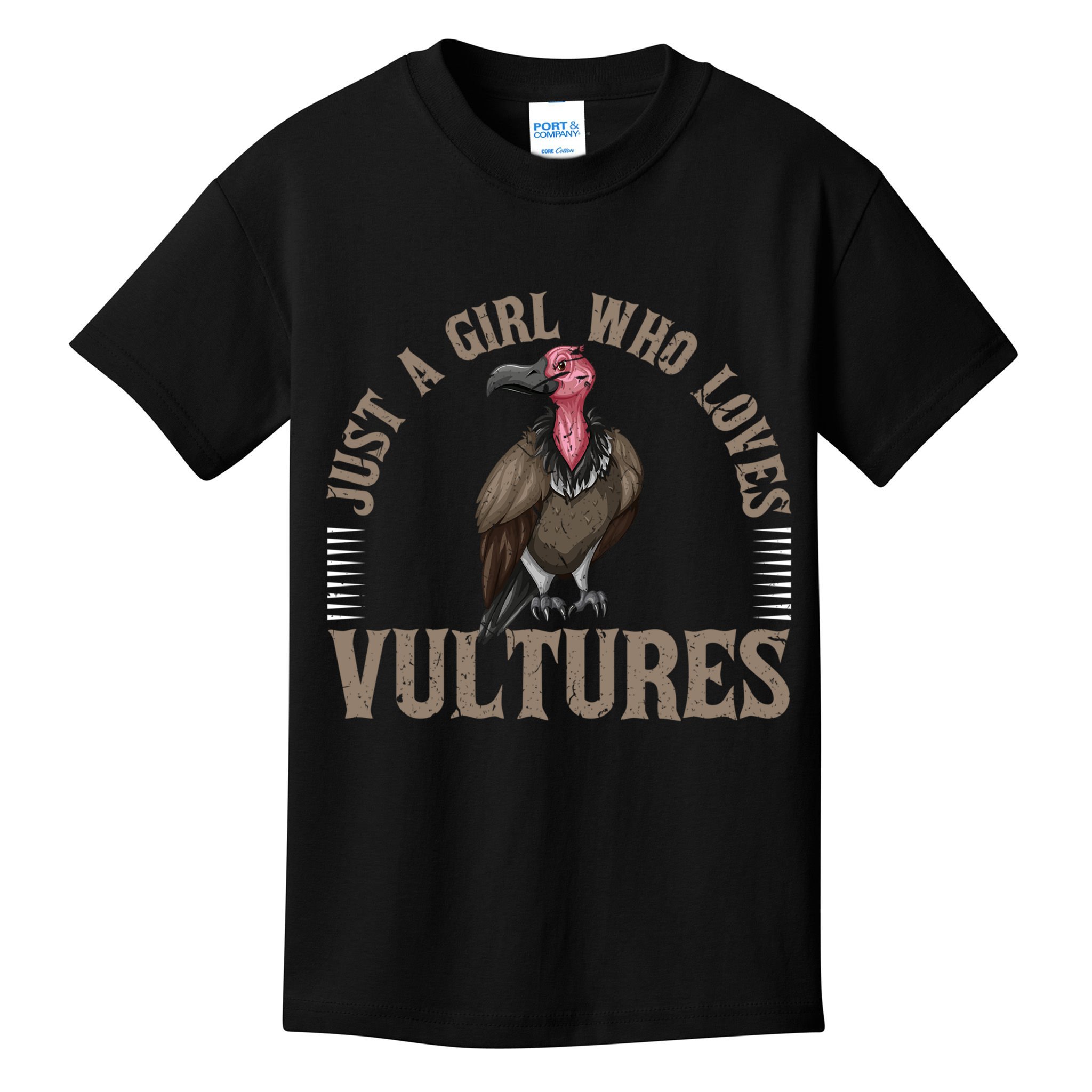 Who Loves Vultures Carrion Scavenger Bird Kids T-Shirt