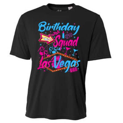 Womens Las Vegas Birthday Squad Party In Vegas Birthday Cooling Performance Crew T-Shirt