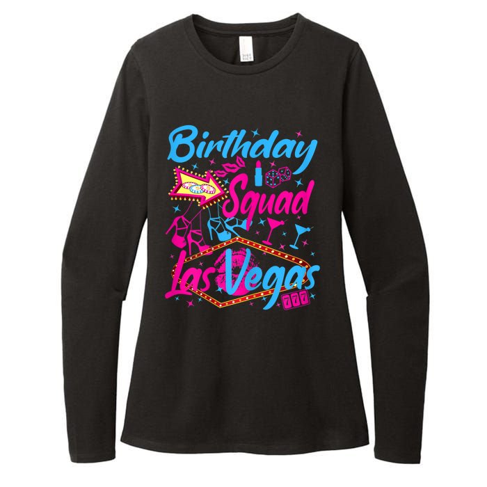 Womens Las Vegas Birthday Squad Party In Vegas Birthday Womens CVC Long Sleeve Shirt